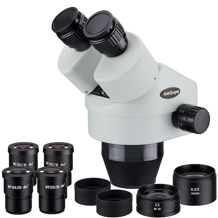 Amscope 3.5X-180X Binocular Zoom Power Stereo Microscope Head SM35180B